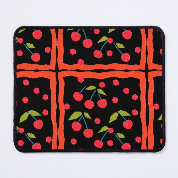 Item preview, Cherry Border Risograph Print designed and sold by KokoroCreations.
