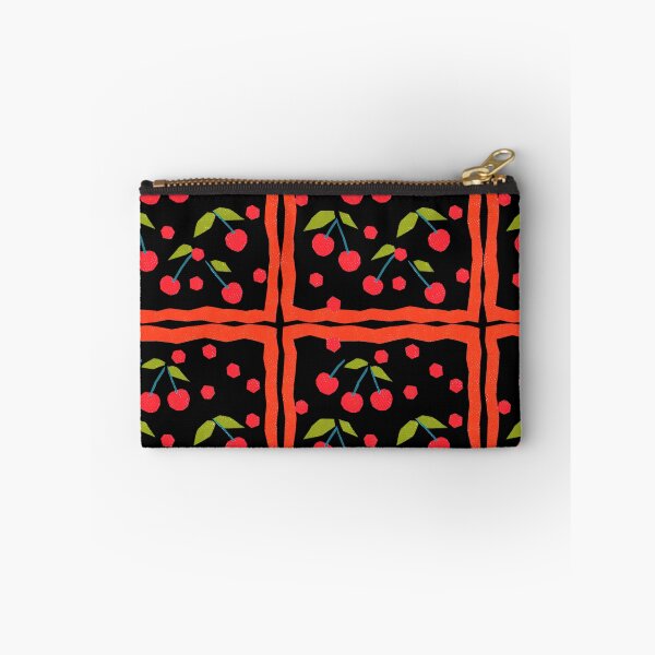 Item preview, Cherry Border Risograph Print designed and sold by KokoroCreations.
