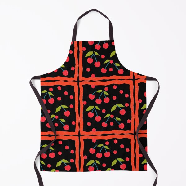 Item preview, Cherry Border Risograph Print designed and sold by KokoroCreations.