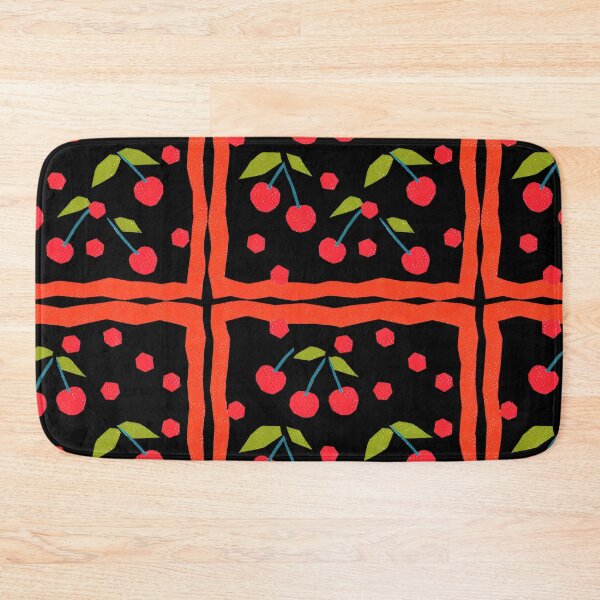 Item preview, Cherry Border Risograph Print designed and sold by KokoroCreations.