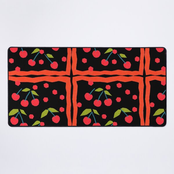 Item preview, Cherry Border Risograph Print designed and sold by KokoroCreations.