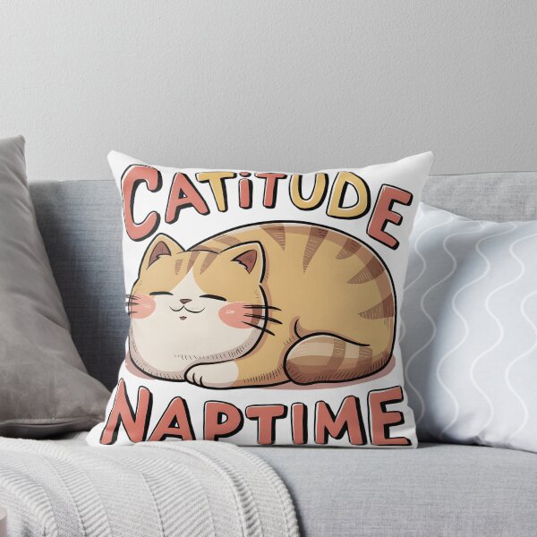 Item preview, Catitude Naptime Cat ZzZz  designed and sold by deviatepolo.