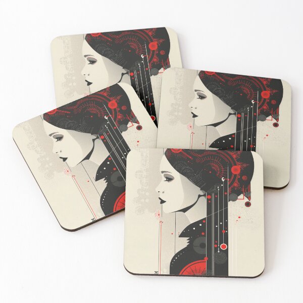 Item preview, Technological Muse: Abstract Feminist Portrait designed and sold by Mulakart.