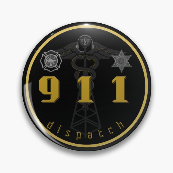 Item preview, 911 Dispatcher Badge (EMD) designed and sold by DizzyDispatcher.