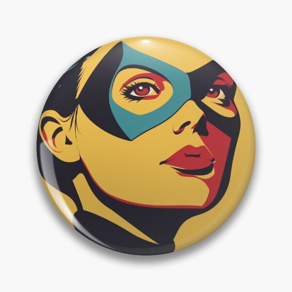 Item preview, Iconic Superheroine: Pop Art Hero designed and sold by Mulakart.