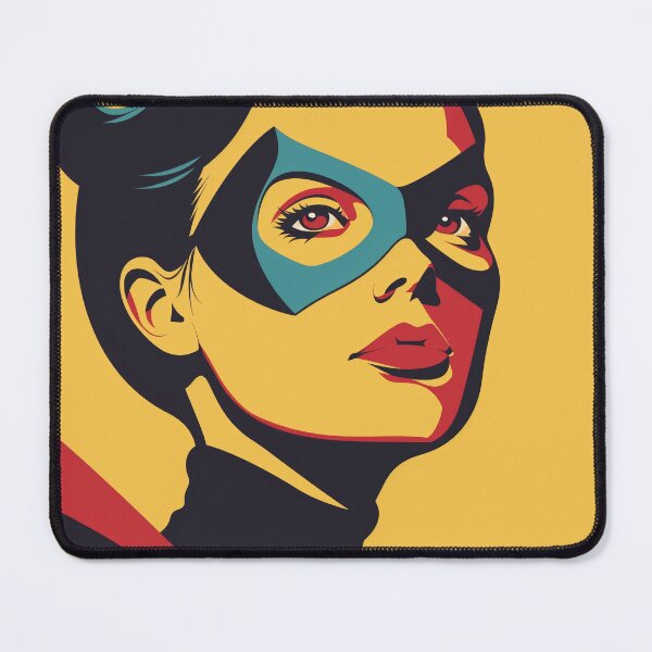 Item preview, Iconic Superheroine: Pop Art Hero designed and sold by Mulakart.
