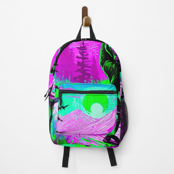 Item preview, Grizzly Shredder: Pink and Green MTB Adventure designed and sold by GrizzlyCollective.