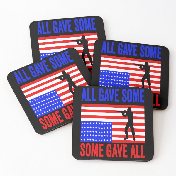 Item preview, Military Memorial Day All Gave Some Soldier USA Flag 4th of july designed and sold by BOUCHERIT amine.