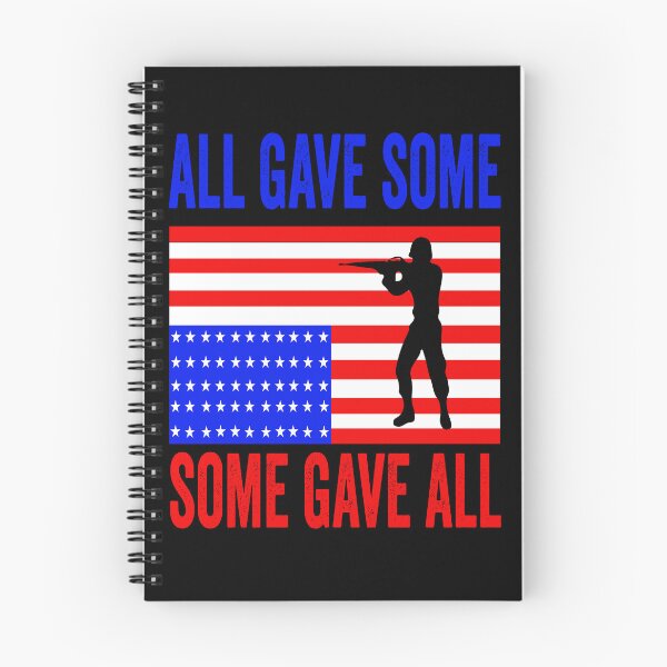 Item preview, Military Memorial Day All Gave Some Soldier USA Flag 4th of july designed and sold by BOUCHERIT amine.
