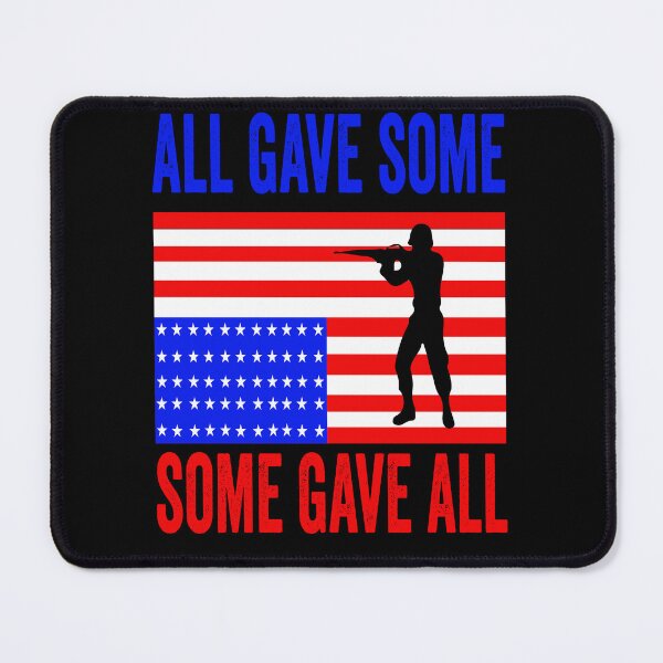 Item preview, Military Memorial Day All Gave Some Soldier USA Flag 4th of july designed and sold by BOUCHERIT amine.