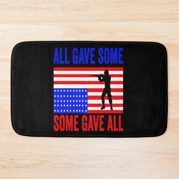 Item preview, Military Memorial Day All Gave Some Soldier USA Flag 4th of july designed and sold by BOUCHERIT amine.