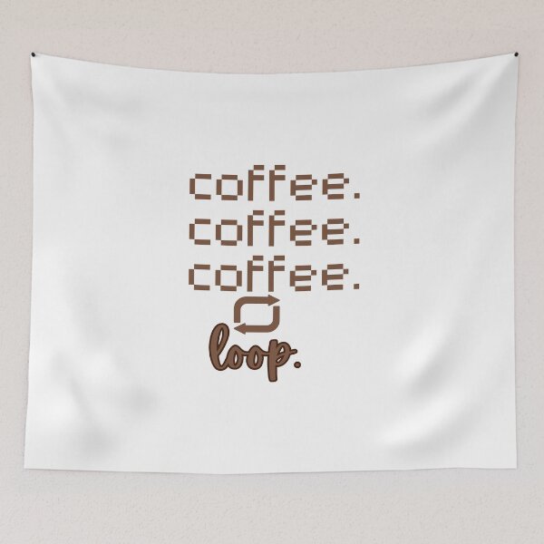Item preview, Coffee On Loop I Funny Quotes iPhone Case Phone Case designed and sold by Sshmorr.