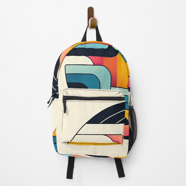 Item preview, Colorful Minimalist Futuristic Abstract Graphic Art designed and sold by SunkenCost.