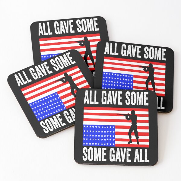 Item preview, Military Memorial Day All Gave Some Soldier USA Flag 4th of july designed and sold by BOUCHERIT amine.