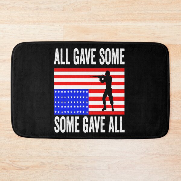 Item preview, Military Memorial Day All Gave Some Soldier USA Flag 4th of july designed and sold by BOUCHERIT amine.