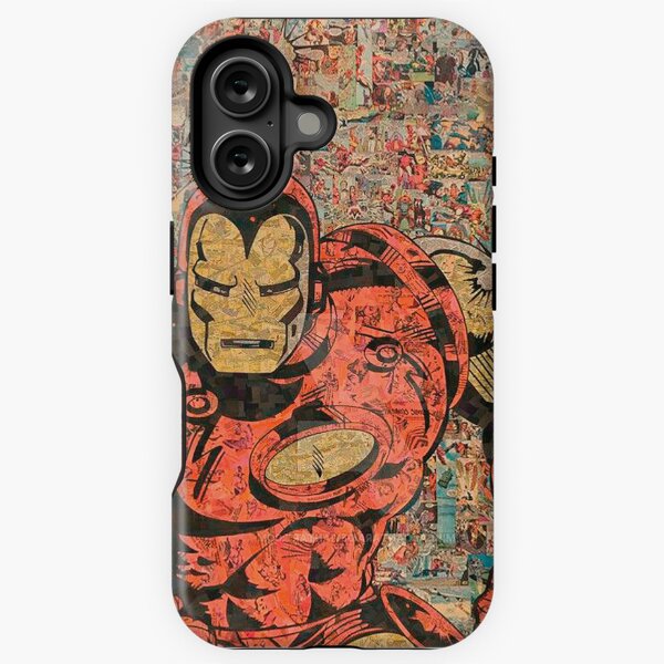 Item preview, Super Hero Design, Movie inspired Art, Comic inspired Art, Gift For Men, First Super Hero, Amazing Super Hero Design, Birthday Gift, Superhero High-Tech Suit Design, Iron Suit, Retro Comic Book Style  designed and sold by Printing  Hearts.