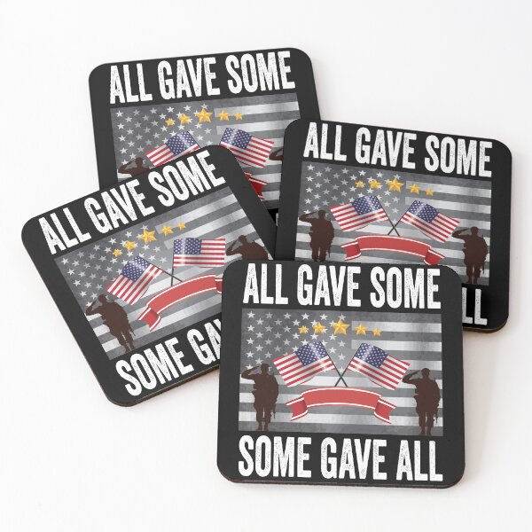 Item preview, Military Memorial Day All Gave Some Soldier USA Flag 4th of july designed and sold by BOUCHERIT amine.