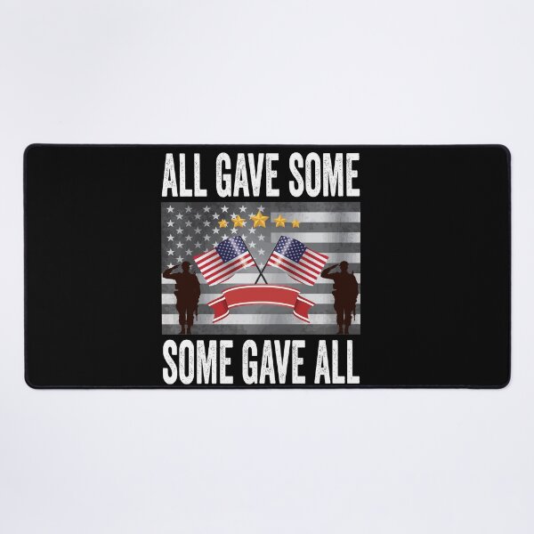 Item preview, Military Memorial Day All Gave Some Soldier USA Flag 4th of july designed and sold by BOUCHERIT amine.