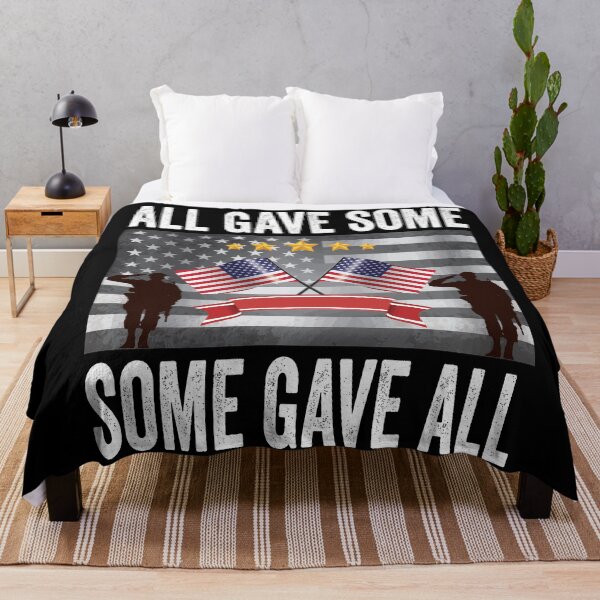 Item preview, Military Memorial Day All Gave Some Soldier USA Flag 4th of july designed and sold by BOUCHERIT amine.