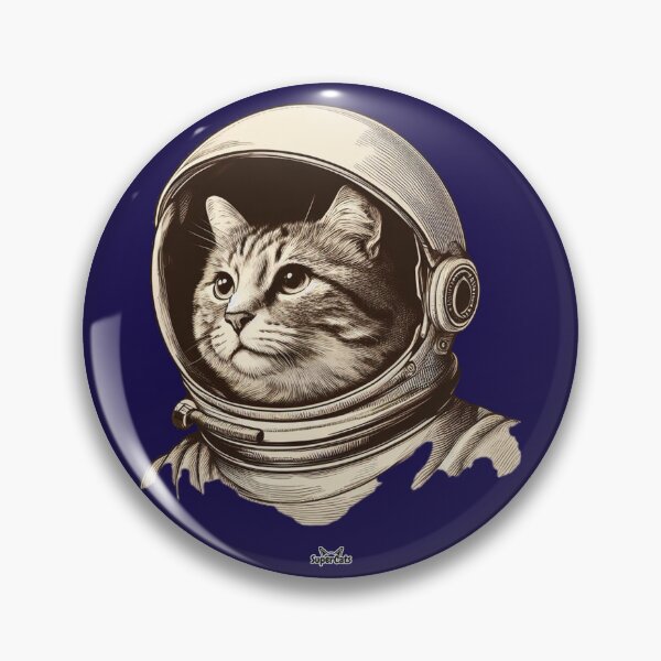 Item preview, Cosmonaut cat designed and sold by Superponey.