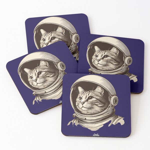 Item preview, Cosmonaut cat designed and sold by Superponey.