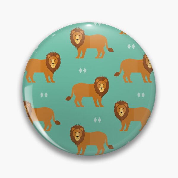 Item preview, Lions on blue designed and sold by reneesillus.