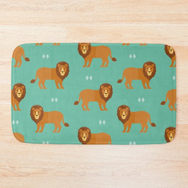 Item preview, Lions on blue designed and sold by reneesillus.