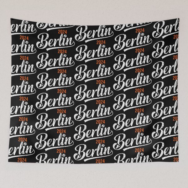 Item preview, Berlin 2024: A Bold Statement in Black and Orange designed and sold by SplashTastic.