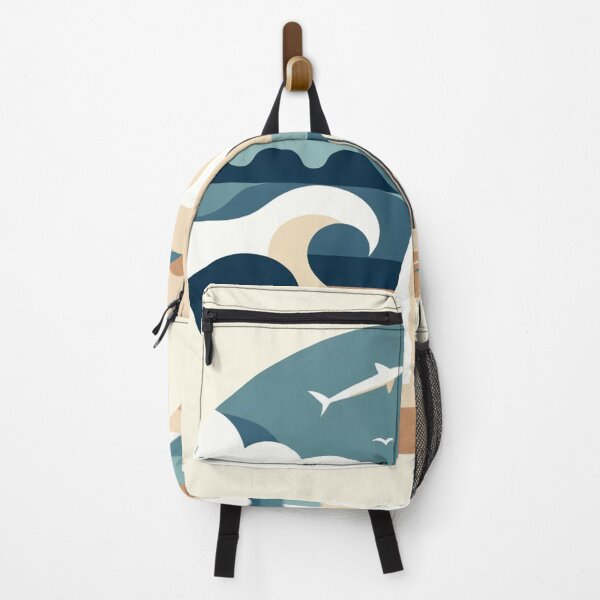 Item preview, Minimalist Waves and Abstract Surfboard designed and sold by Arabic-Souvenir.