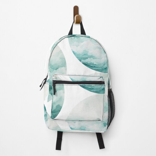 Item preview, Abstract Teal Cloud Art Print designed and sold by amortka.