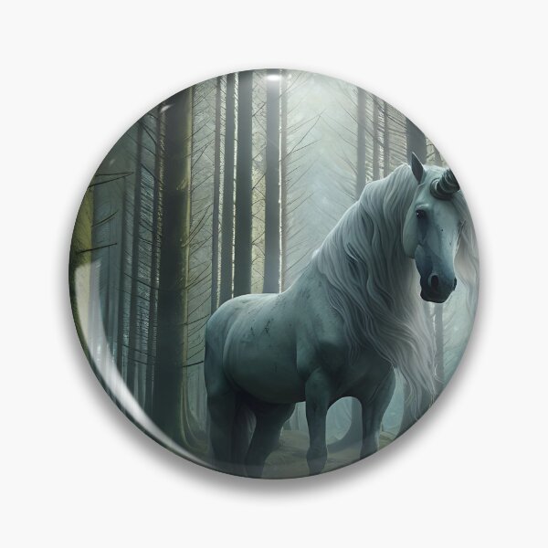 Item preview, lonely unicorn in the forest designed and sold by HerbertFlenner.
