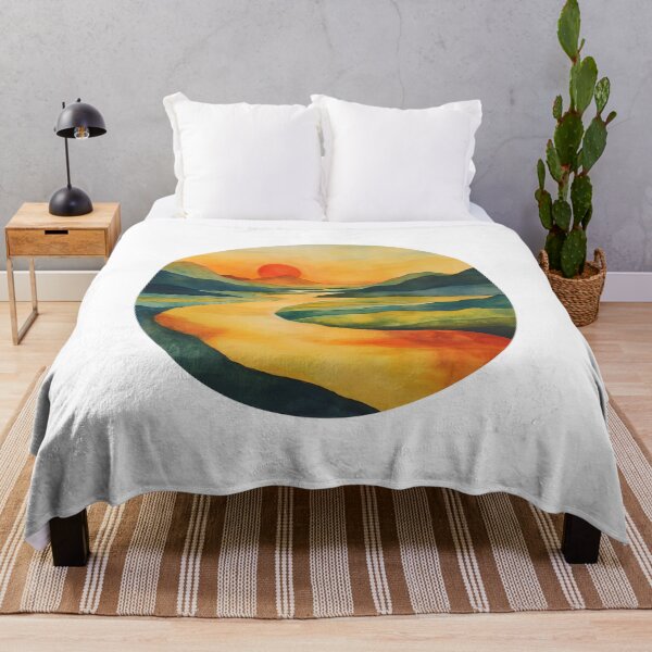 Item preview, Sunset Over Serene River designed and sold by amortka.