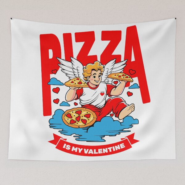 Item preview, Pizza Is My Valentine designed and sold by smileempire.
