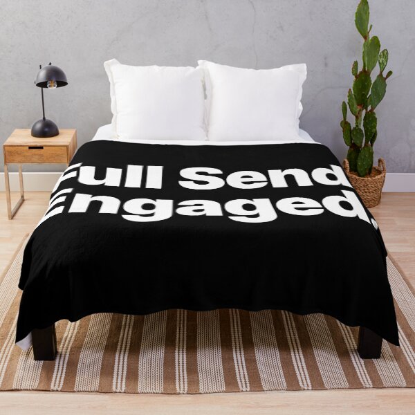 Item preview, Full Send Engaged (White Text) designed and sold by STUDIO-72.