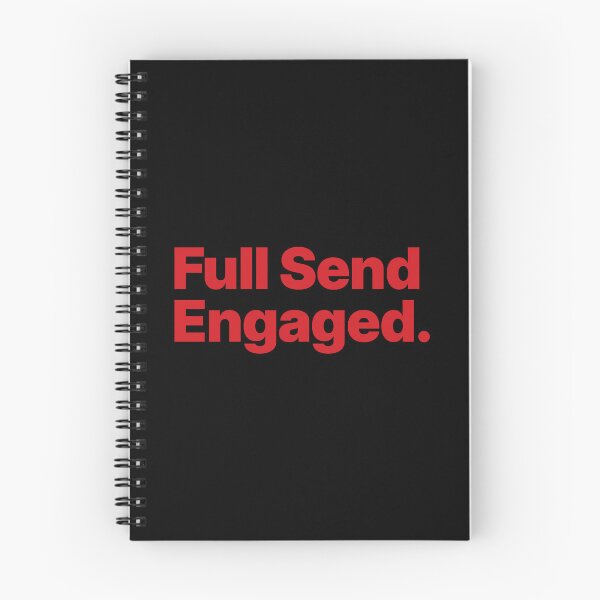 Item preview, Full Send Engaged (Red Text) designed and sold by STUDIO-72.