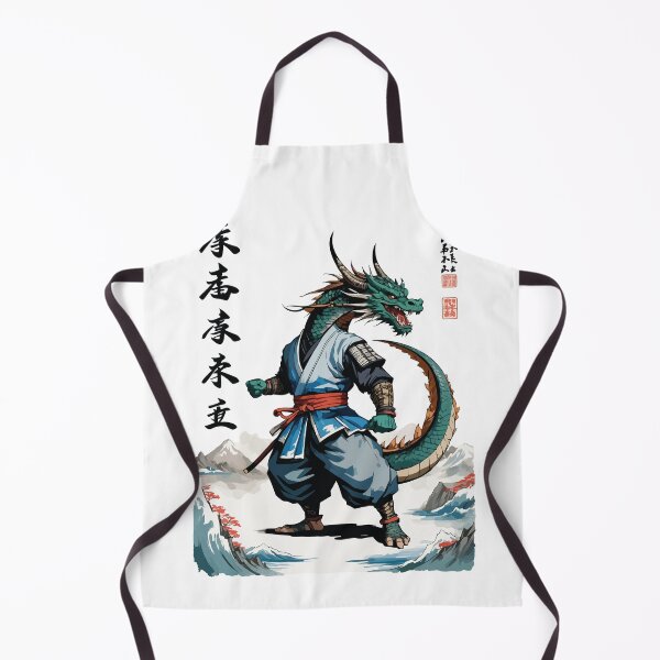 Item preview, Dragon Samurai Vintage Ukiyo-e Style Japan Art designed and sold by LuminOrb.