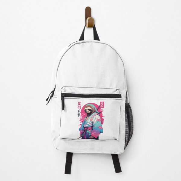 Item preview, Samurai Sloth Aesthetic Vaporwave Style designed and sold by LuminOrb.