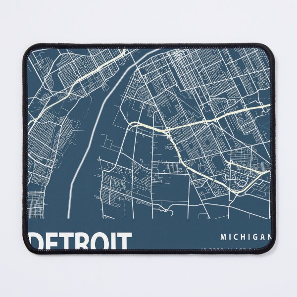 Item preview, Detroit Blueprint City Map designed and sold by Peek-Designs.