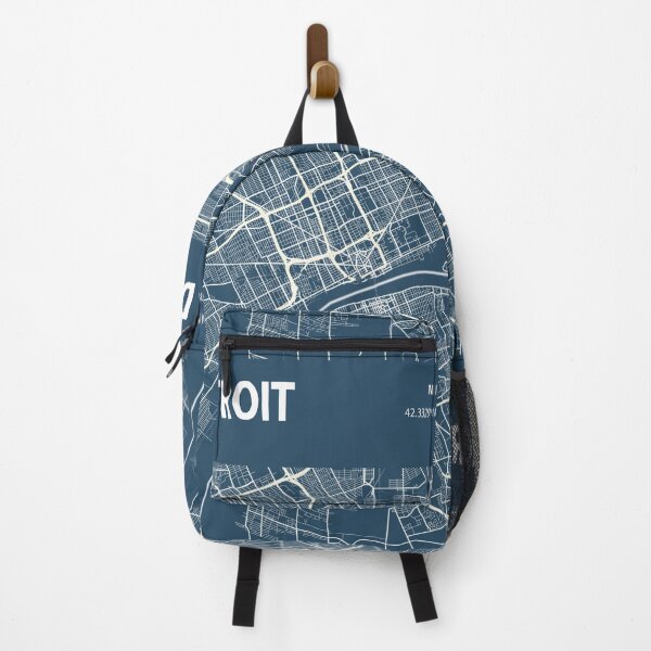 Item preview, Detroit Blueprint City Map designed and sold by Peek-Designs.