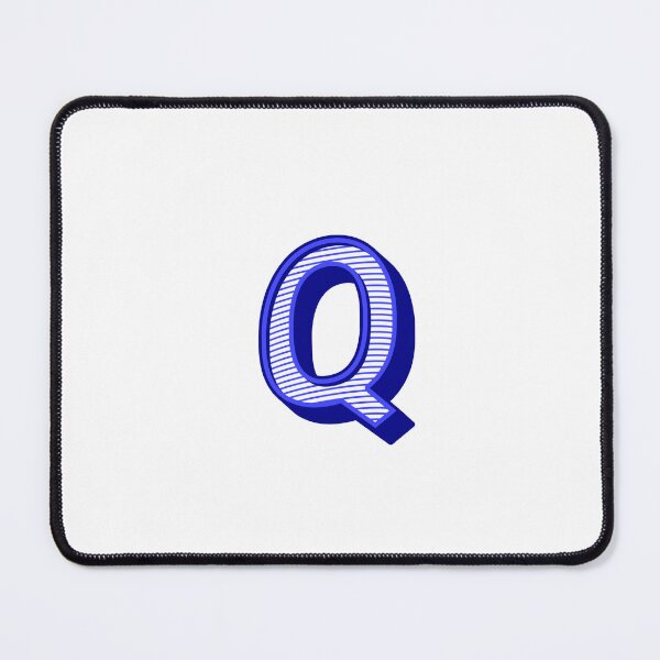 Item preview, 3D Alphabet Letter Q - Bold Typography Design - Uppercase Alphabet Artwork designed and sold by uncoXab.