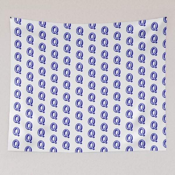 Item preview, 3D Alphabet Letter Q - Bold Typography Design - Uppercase Alphabet Artwork designed and sold by uncoXab.