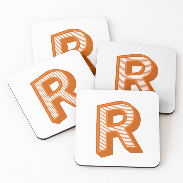 Item preview, 3D Alphabet Letter R - Bold Typography Design - Uppercase Alphabet Artwork designed and sold by uncoXab.
