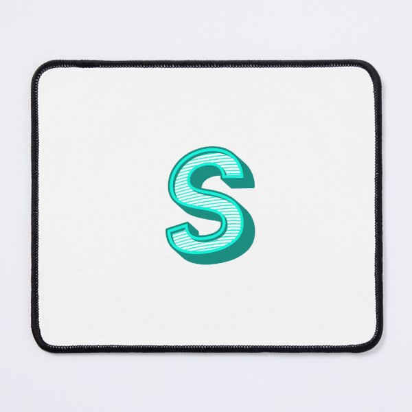 Item preview, 3D Alphabet Letter S - Bold Typography Design - Uppercase Alphabet Artwork designed and sold by uncoXab.