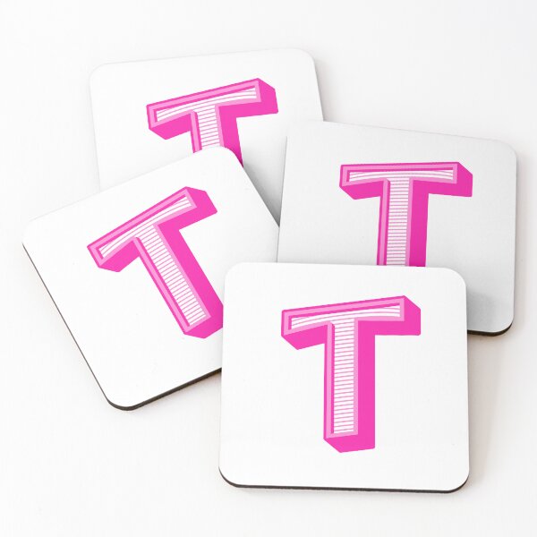 Item preview, 3D Alphabet Letter T - Bold Typography Design - Uppercase Alphabet Artwork designed and sold by uncoXab.