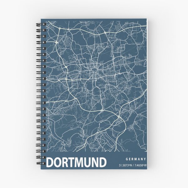 Item preview, Dortmund Blueprint City Map designed and sold by Peek-Designs.