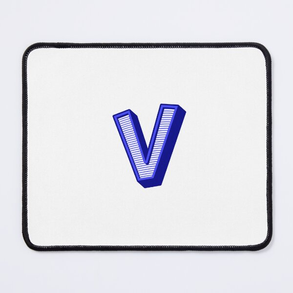 Item preview, 3D Alphabet Letter V - Bold Typography Design - Uppercase Alphabet Artwork designed and sold by uncoXab.