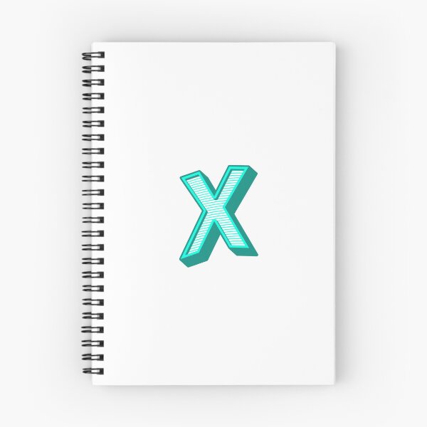Item preview, 3D Alphabet Letter X - Bold Typography Design - Uppercase Alphabet Artwork designed and sold by uncoXab.
