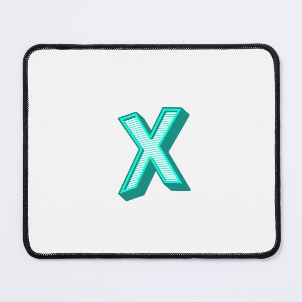 Item preview, 3D Alphabet Letter X - Bold Typography Design - Uppercase Alphabet Artwork designed and sold by uncoXab.