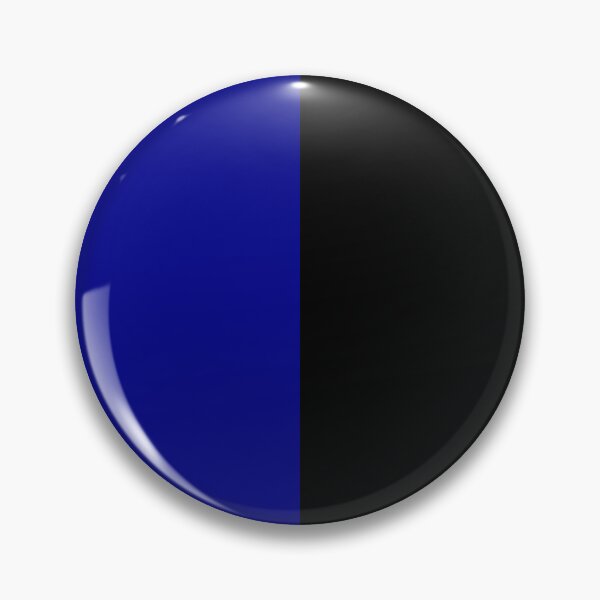 Item preview, Blue Black Two Tone Color Split designed and sold by PatternTitan.