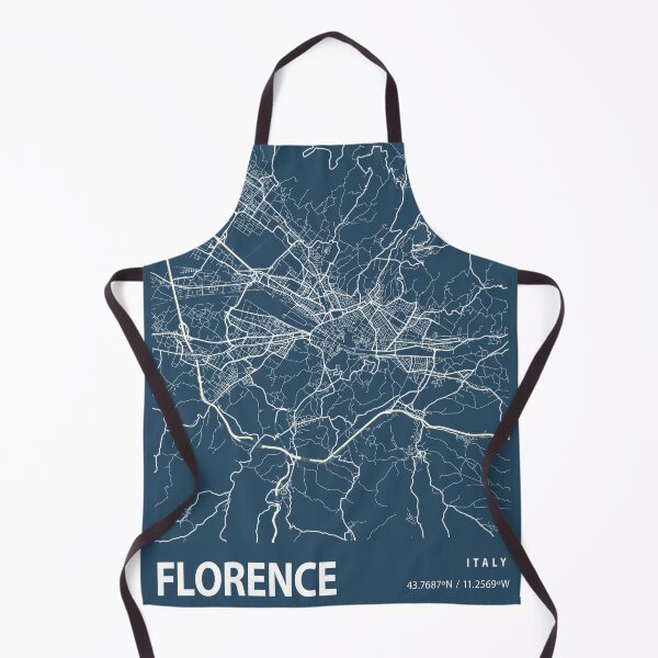 Item preview, Florence Blueprint City Map designed and sold by Peek-Designs.